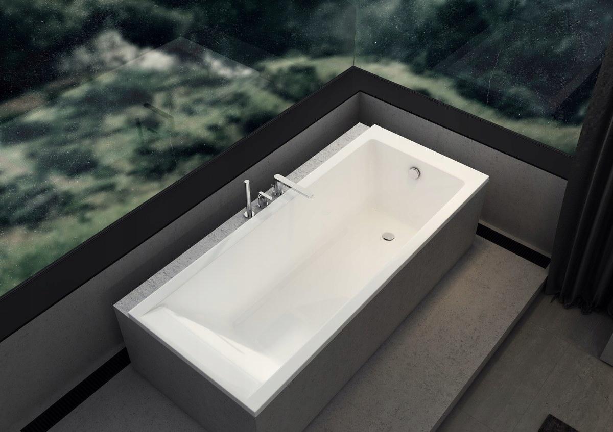 ONNLINE Wanna prostokątna 160x70x40,5 cm z nogami w komplecie Onnline