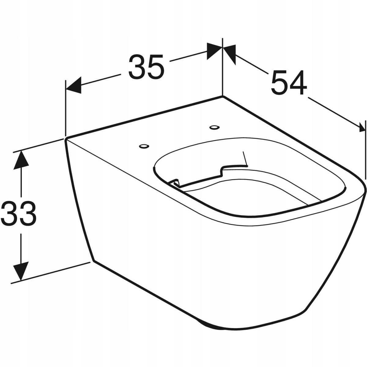Stelaż WC GEBERIT Smyle Square Duofix Basic w komplecie z miską Smyle