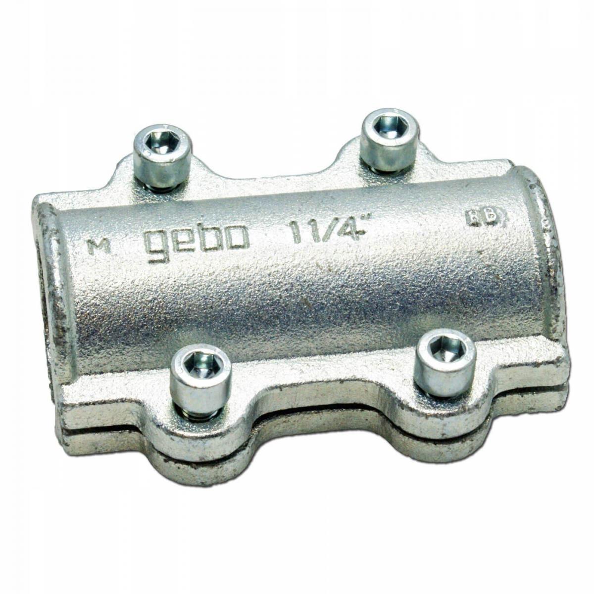 Obejma naprawcza długa Gebo DS 1 do rur stalowych