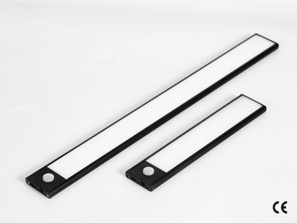 Oprawa meblowa LED do szaf, 200mm, 4000K, light sensor + pir, ładowanie 750