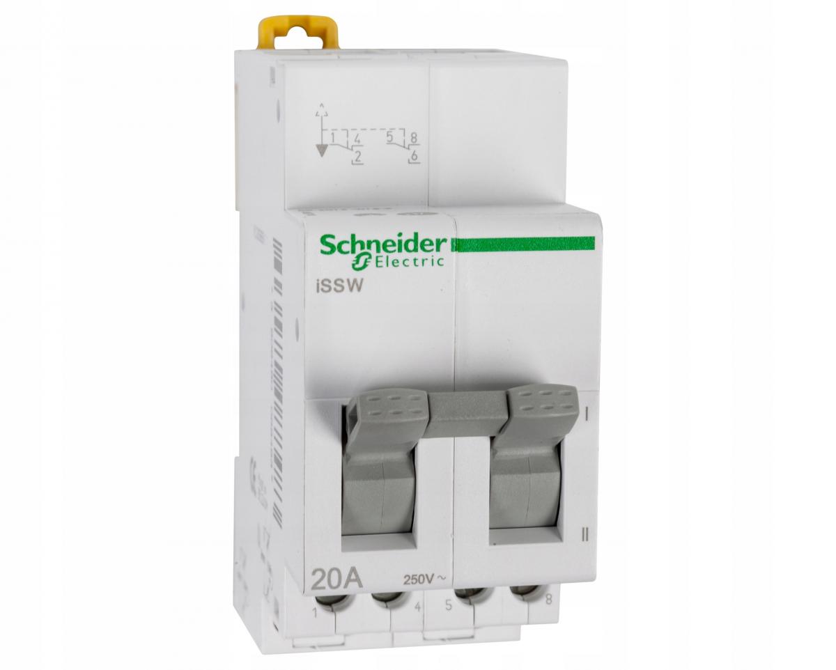 SCHNEIDER ELECTRIC Przełącznik pojedynczy 2-pozycyjny iSSW-20-2 20A 2CO
