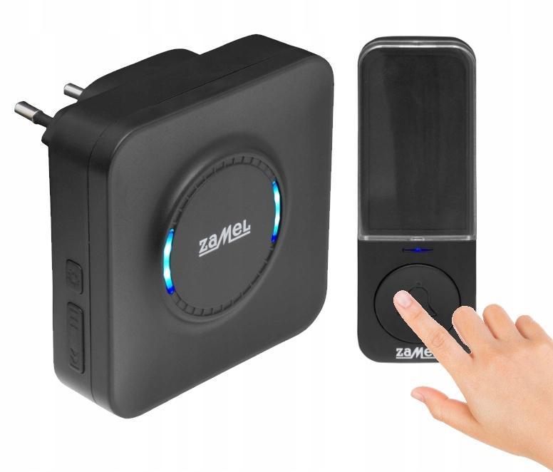 Dzwonek bezprzewodowy sieciowy ST-965 SALSA do gniazda 230V,zasięg 150m, 64