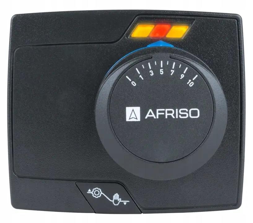 AFRISO Zestaw regulacyjny: 3-drogowy obrotowy zawór miesz + siłownik elektr