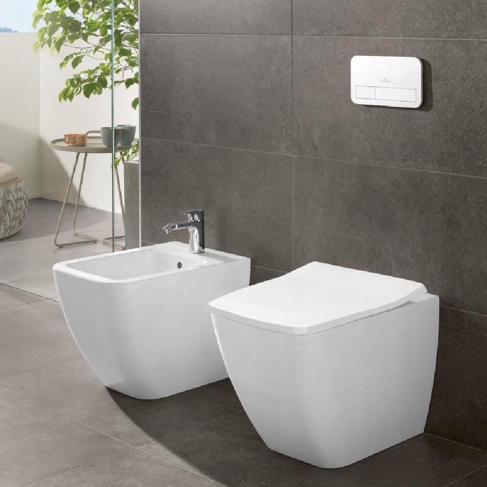 Przycisk spłukujący VILLEROY & BOCH ViConnect E200 do WC tworzywo white