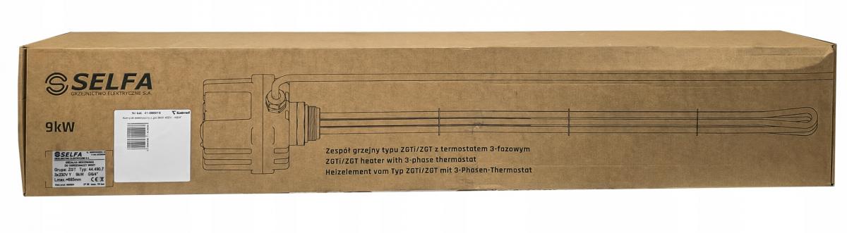 GALMET Komplet elektryczny z grzałką 9kW 230/400V - K6/4