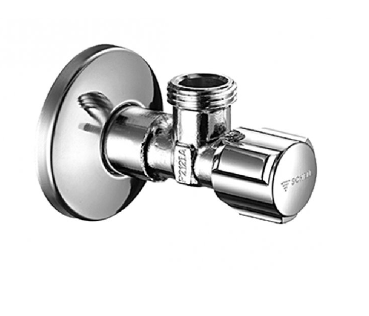 Zawór kątowy regulacyjny Comfort 1/2x3/8 bez nakrętki, chrom