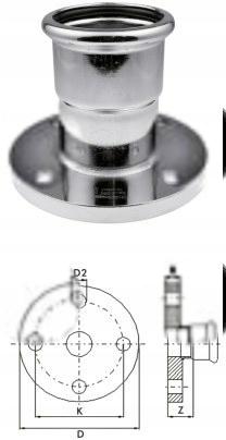 KAN-therm Kołnierz PN16 Steel - 42 DN40