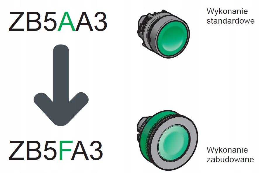 SCHNEIDER ELECTRIC Napęd przełącznika piórkowego 3 położenia ZB5AD3