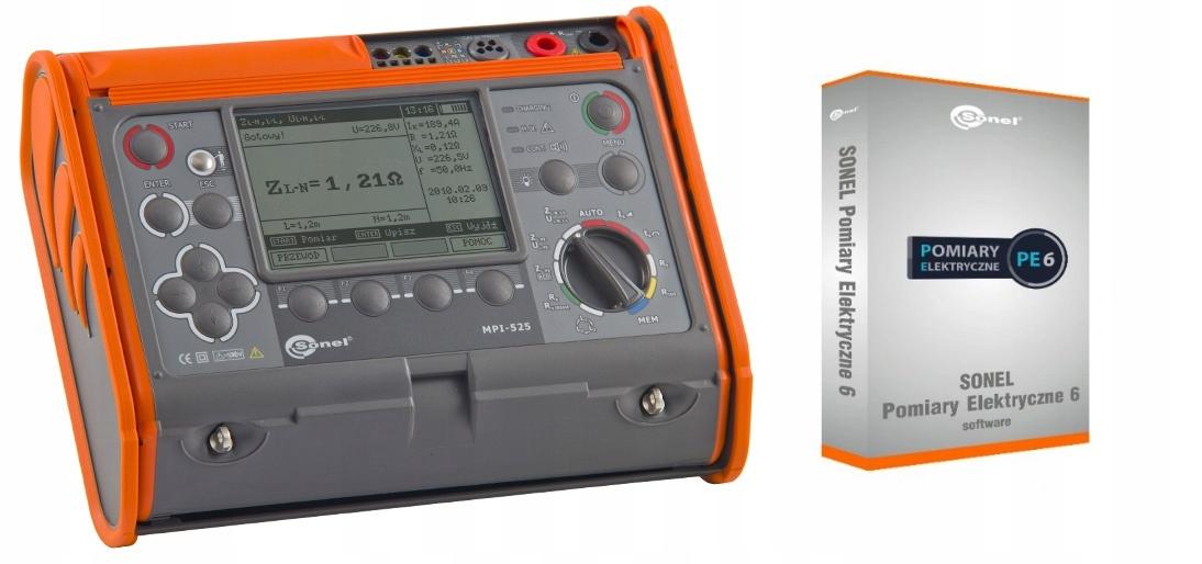 MPI-525 Wielofunkcyjny miernik parametrów instalacji elektrycznych do 2500V
