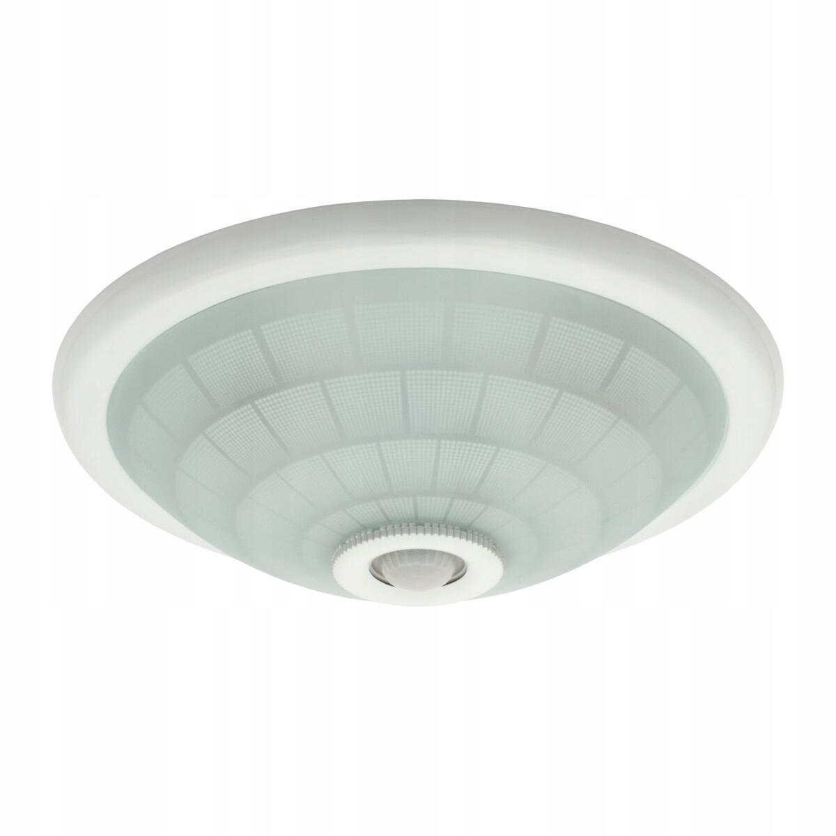 KANLUX Plafon FOGLER DL-240O E27 2x40W, z czujnikiem ruchu, IP20, biały