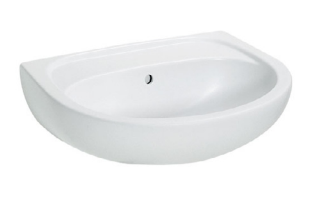 KOŁO Umywalka GEBERIT Idol wisząca z przelewem 500 x 410 mm biała