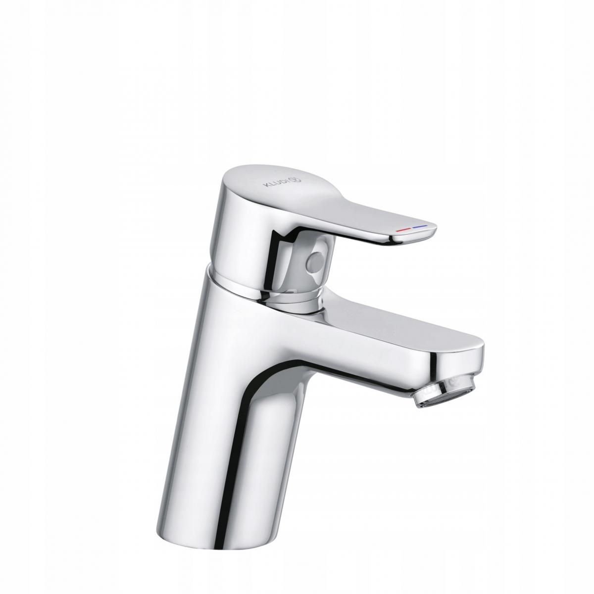 Bateria umywalkowa KLUDI PURE&EASY 70 1-uchwytowa mosiężna chrom