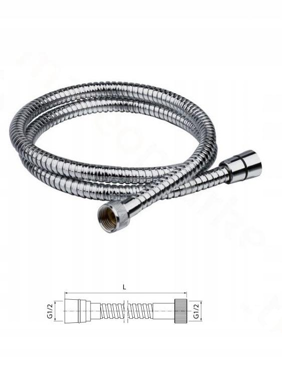 VALVEX Wąż elastyczny Protect w oplocie ze stali nierdzewnej L=150-200cm