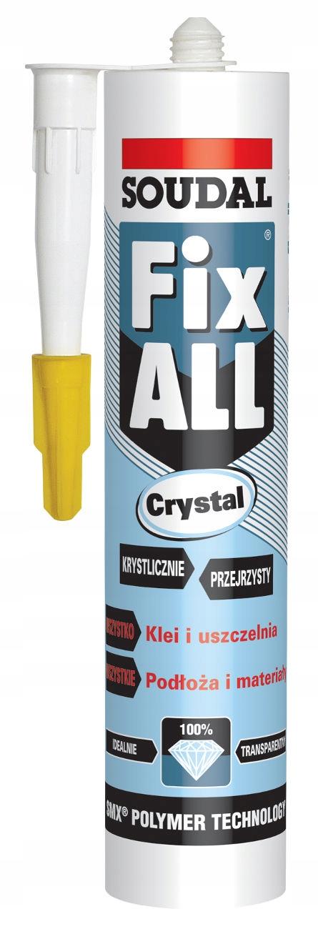 SOUDAL Fix all high tack 290ml biały klej-uszczelniacz hybrydowy