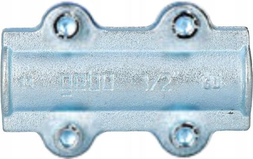 Obejma naprawcza długa Gebo DS 1/2 do rur stalowych