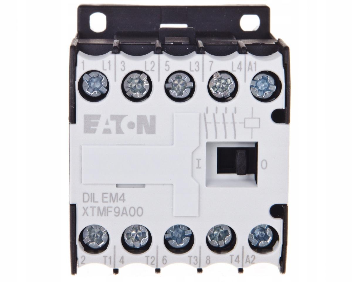 EATON Stycznik AC3/I=9AP=4kW/ 4 polowy DILEM4(230V50HZ,240V60HZ)