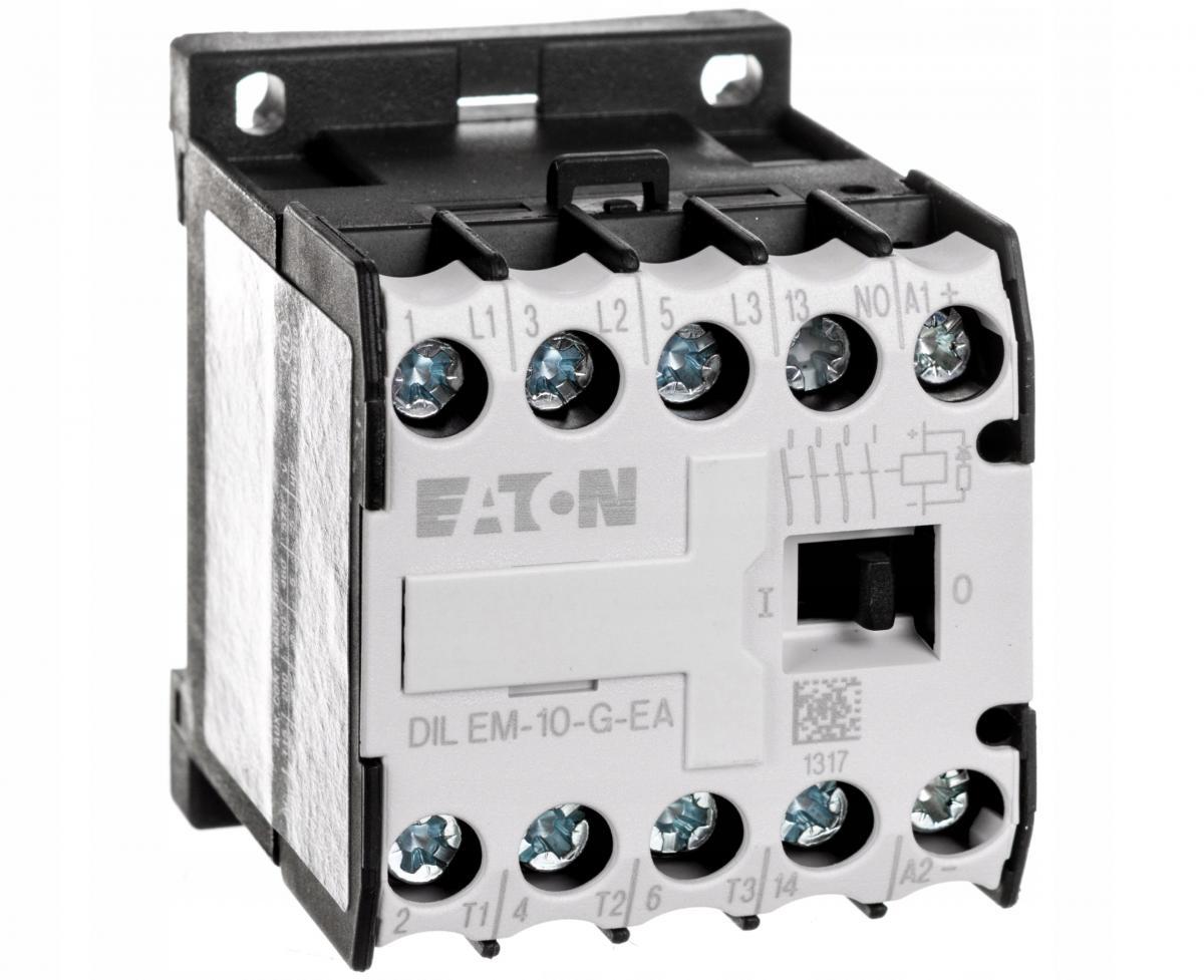 EATON Stycznik miniaturowy, 4kW/400V, sterowanie 24VDC DILEM-10-G-EA(24VDC)