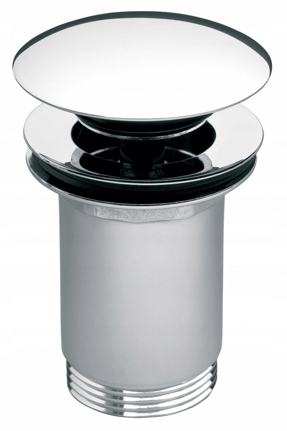 FERRO Zawór spustowy Rotondo do umywalek bez przelewu, chrom