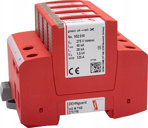 Ogranicznik przepięć DEHNguard M TNS 275 FM, 4-biegunowy do sieci 230 V AC