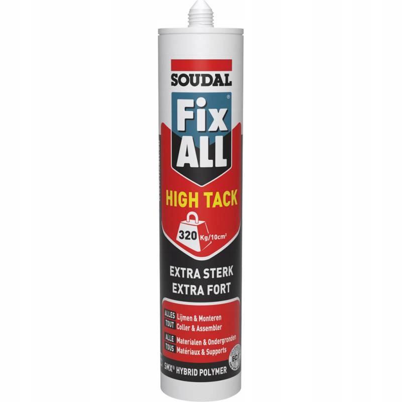 SOUDAL Fix all high tack 290ml biały klej-uszczelniacz hybrydowy