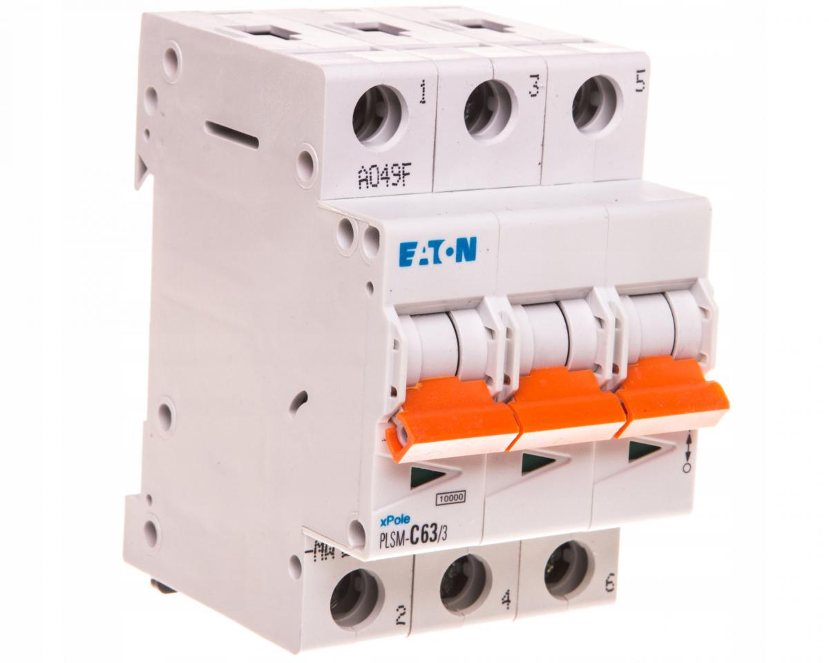 PLSM-C63/3-MW Wyłącznik nadprądowy 10kA, In=63A, char. C, 3-bieg. Seria PLS