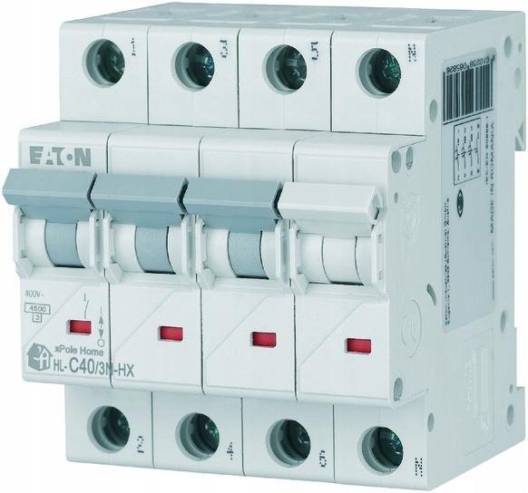 EATON Wyłącznik nadprądowy 6kA HN-C40/3N