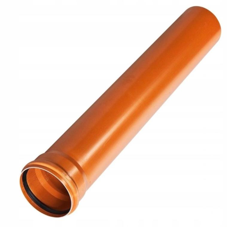Rura kanalizacyjna zewnętrzna PVC 200X4.9X1000 SN4 KL.N ML (multilayer, spi