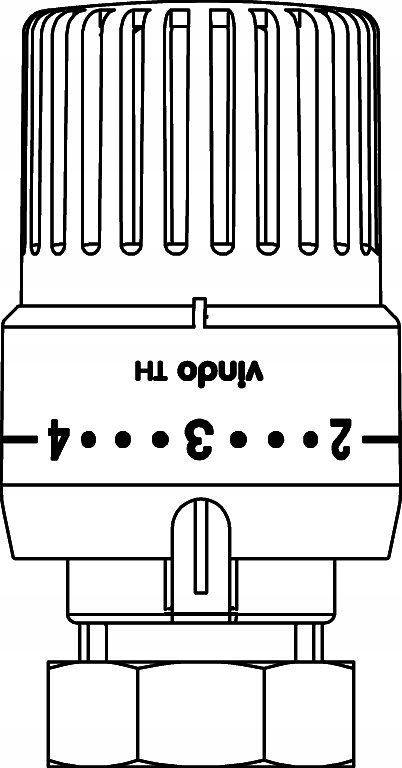 Termostat vindo TH, 7-28 C, 0* 1-5, z czujnikiem cieczowym