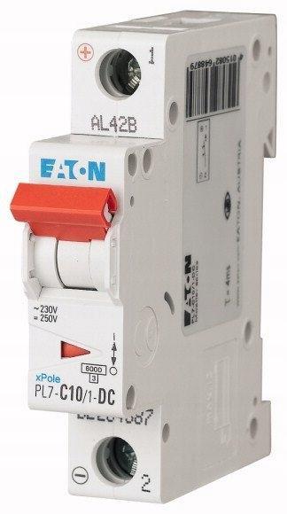 EATON Wyłącznik nadprądowy 10kA DC PL7-C10/1-DC