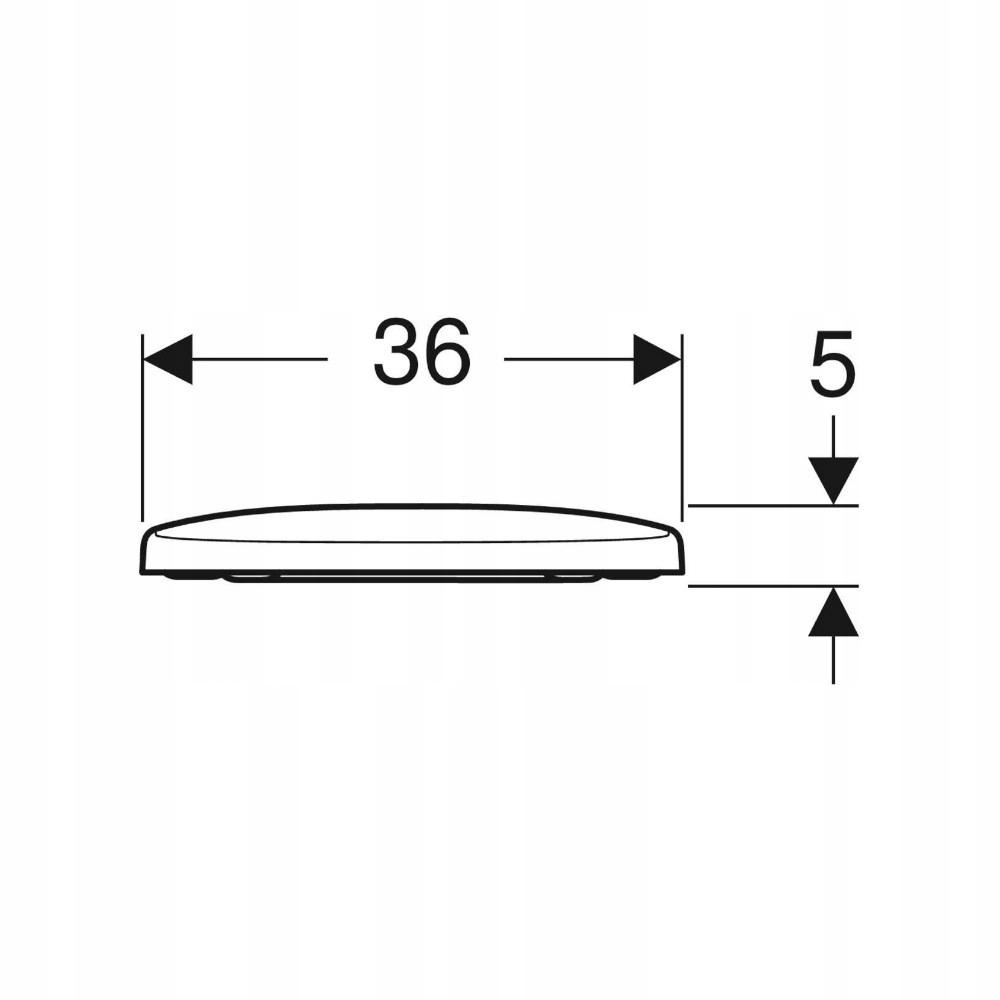 GEBERIT Deska sedesowa Selnova 500.335.01.1 48h