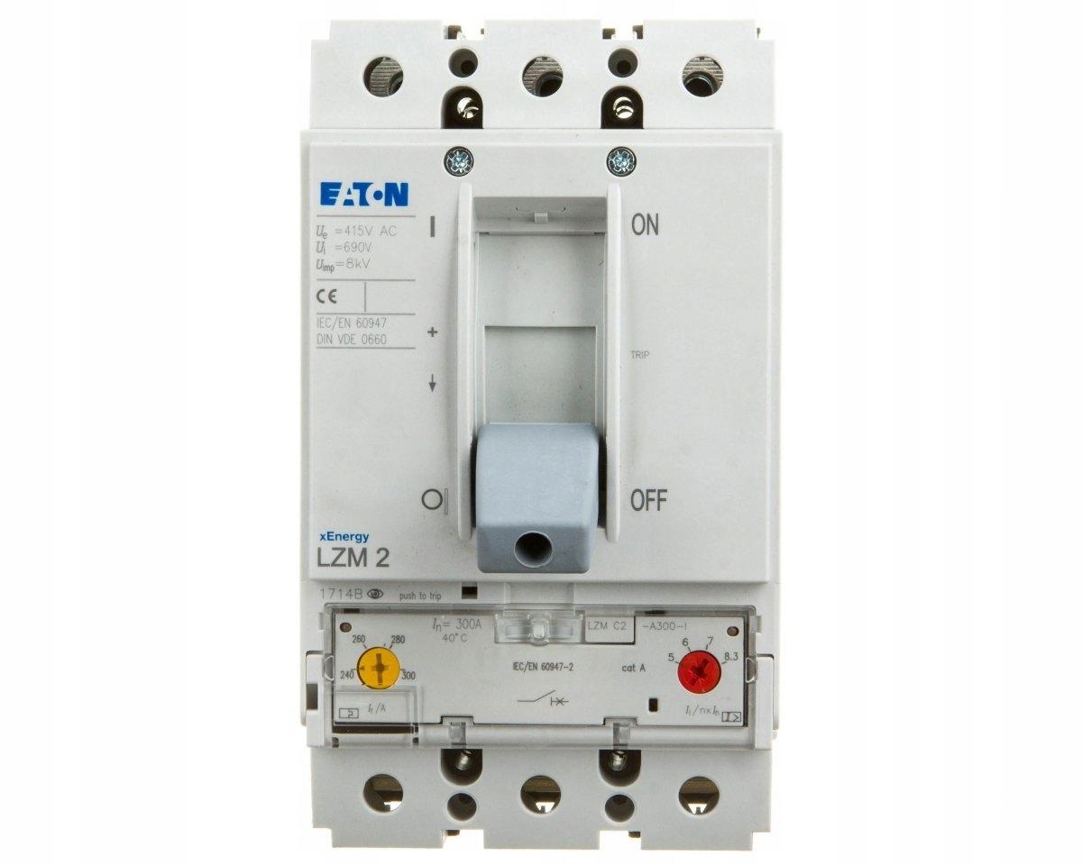 EATON Wyłącznik mocy LZM2, 3-biegunowy Ir=240-300A LZMC2-A300-I