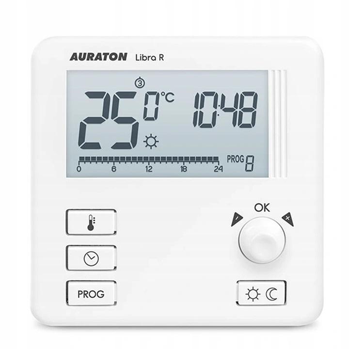 AURATON Libra SET - Tygodniowy, bezprzewodowy regulator temperatury ze ster