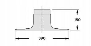Vaillant Przepust do dachu płaskiego