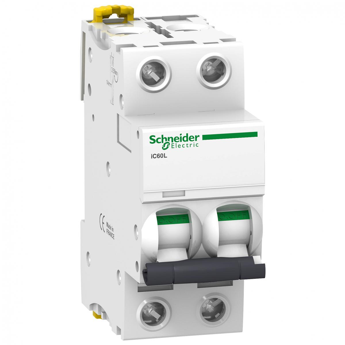 SCHNEIDER ELECTRIC Wyłącznik nadprądowy iC60L-C16-2 C 16A 2-biegunowy