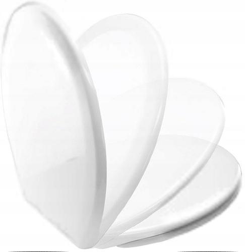 Deska sedesowa Onnline uniwersalna z polipropylenuz zawiasem wolnoopadający