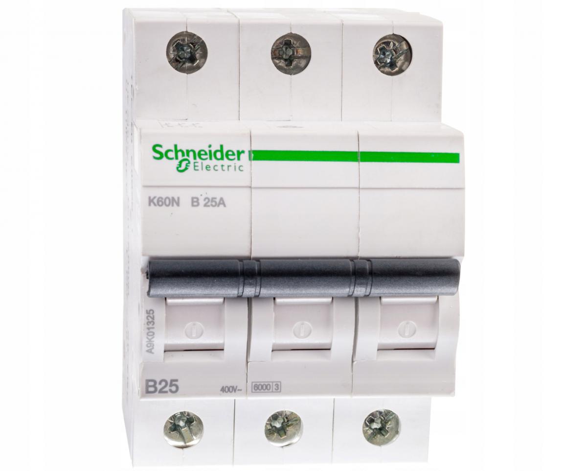 SCHNEIDER ELECTRIC Wyłącznik nadprądowy K60N-B25-3 B 25A 3-biegunowy