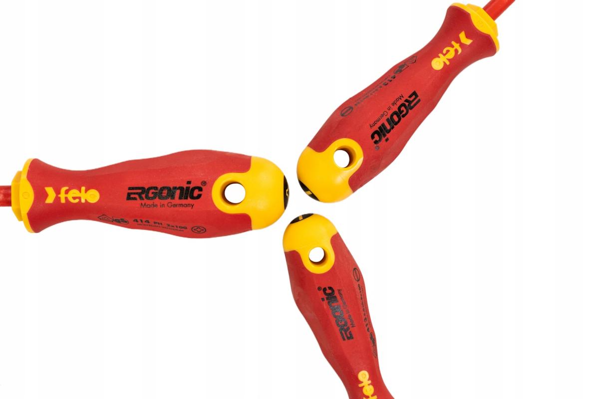 FELO Zestaw 6 wkrętaków FELO - Ergonic VDE + magnetyzer
