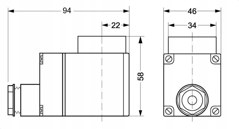 Cewka BE024AS 10W a.c. 24V, 50Hz do zaworów elektromagnetycznych z serii EV