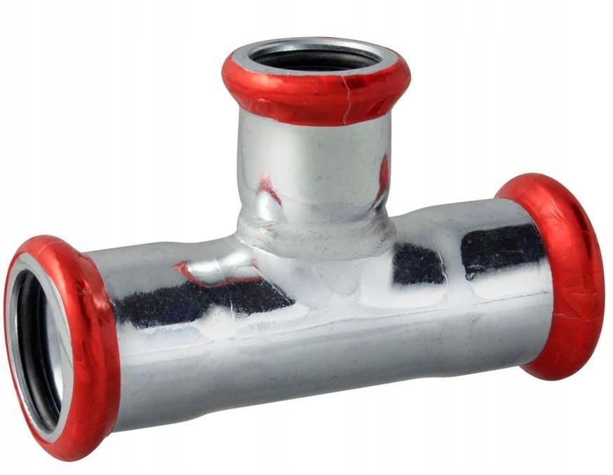 GEBERIT Trójnik Geberit Mapress C-Stahl redukcyjny d54-35