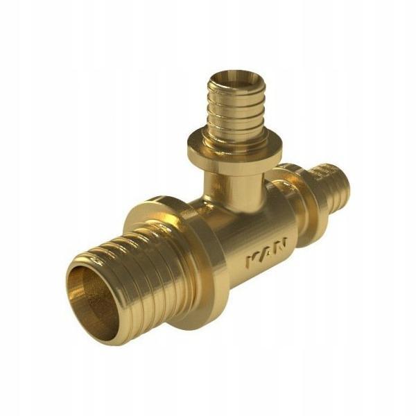 Trójnik redukcyjny mosiężny ultraLINE - 32/25/20