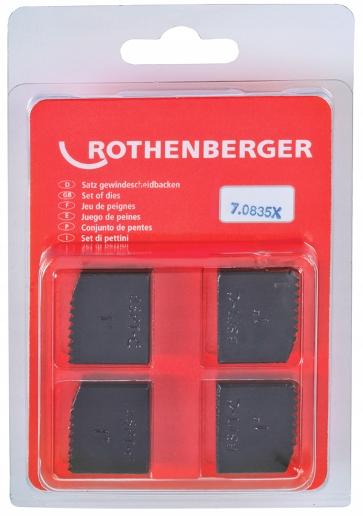 ROTHENBERGER Narzynki (noże) do gwintów, BSPT R 1