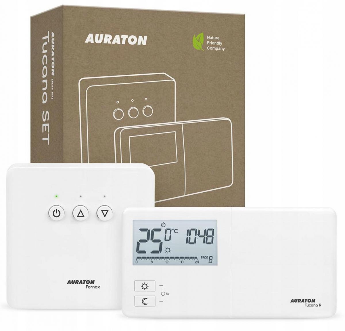 AURATON Tucana SET - Tygodniowy, bezprzewodowy regulator temperatury ze ste