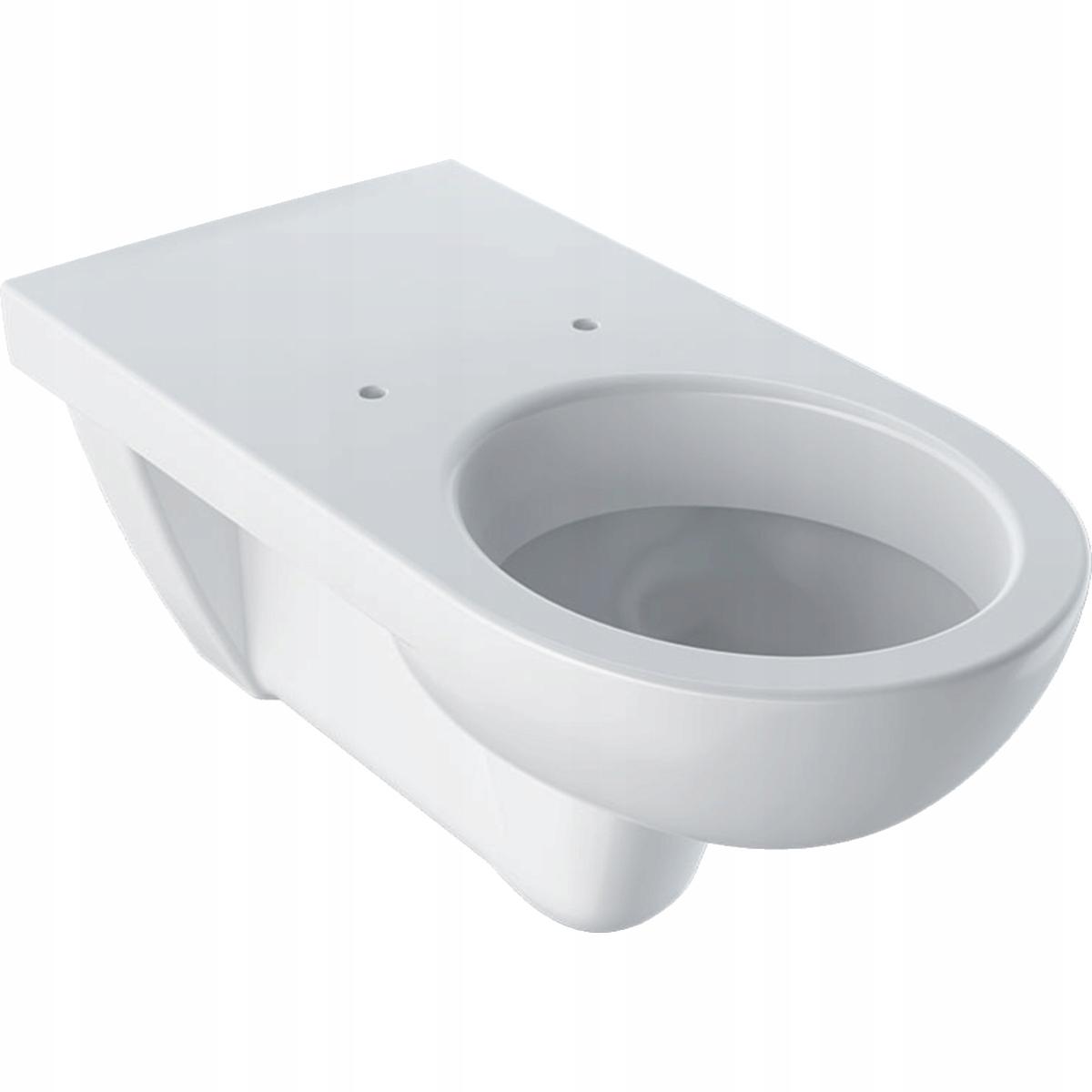 Miska wisząca WC Selnova Comfort lejowa, B35.5 cm, H34 cm, T70 cm, długa, d