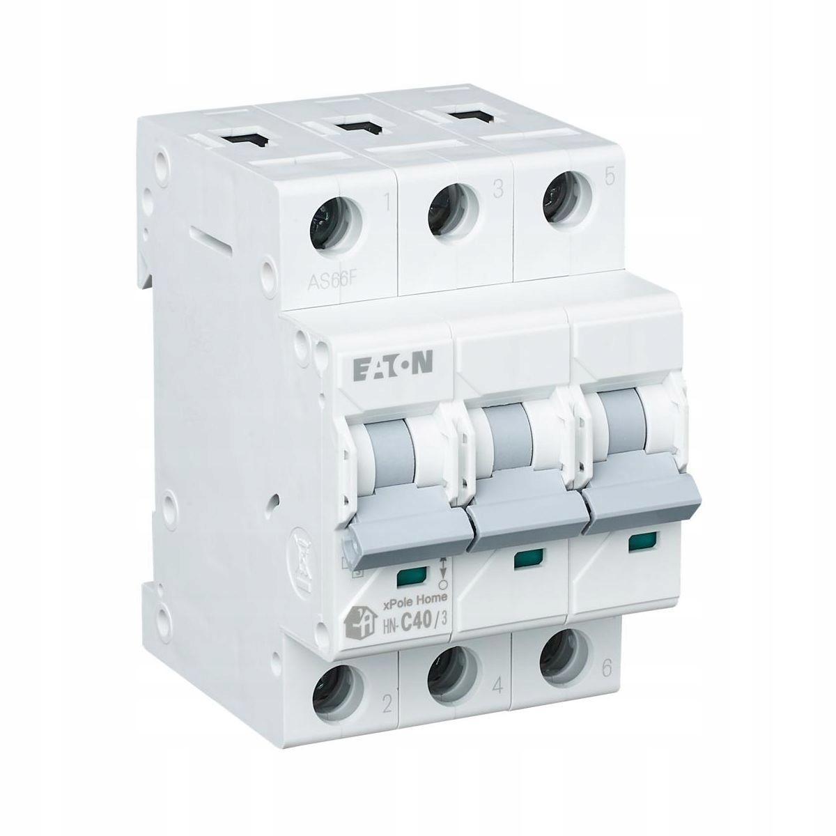 EATON Wyłącznik nadprądowy 6kA HN-C40/3