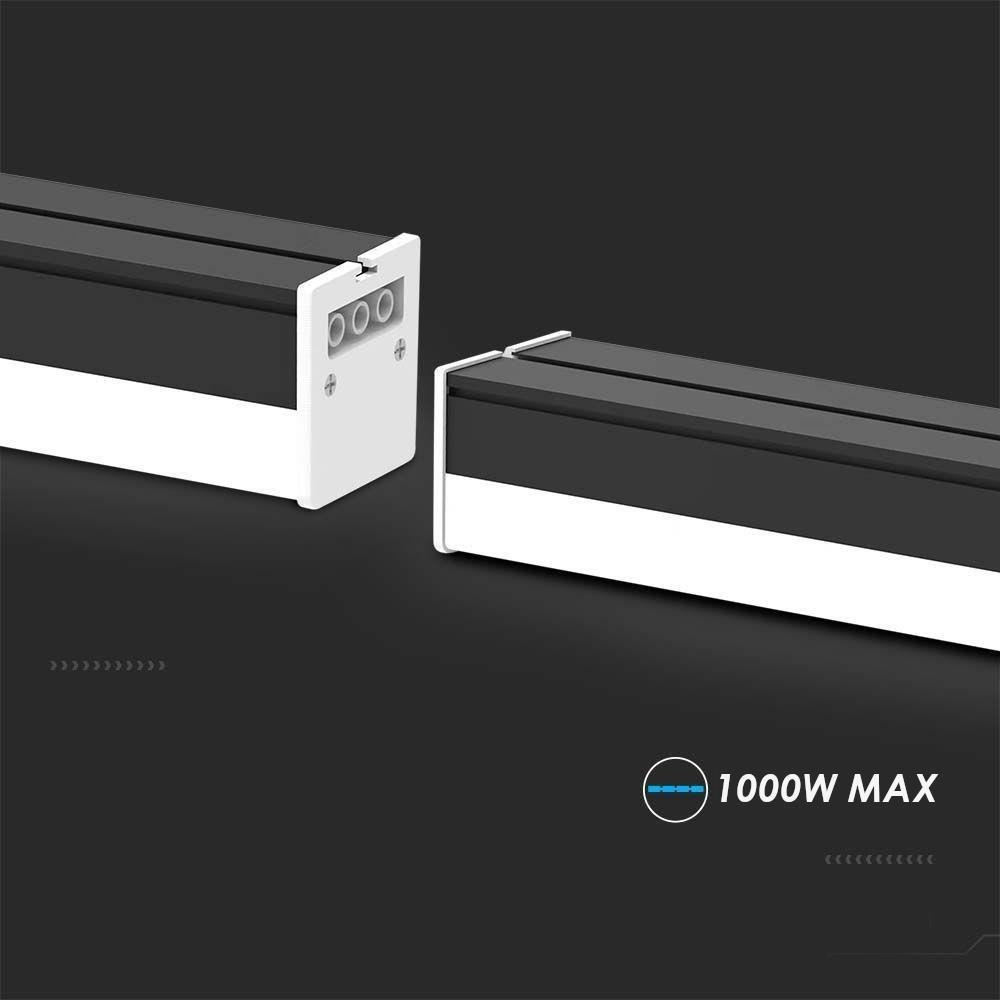 Oprawa V-TAC 40W Liniowa LINEAR LIGHT do łączenia Czarna VT-4140 4000K 4300