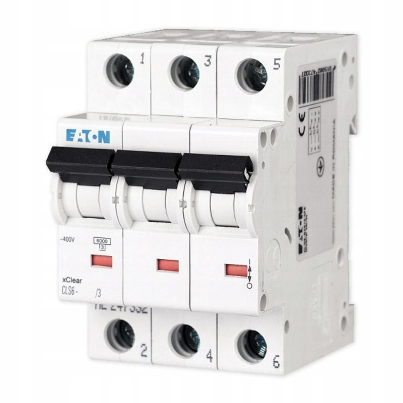 EATON Wyłącznik nadprądowy 6kA HN-B6/3