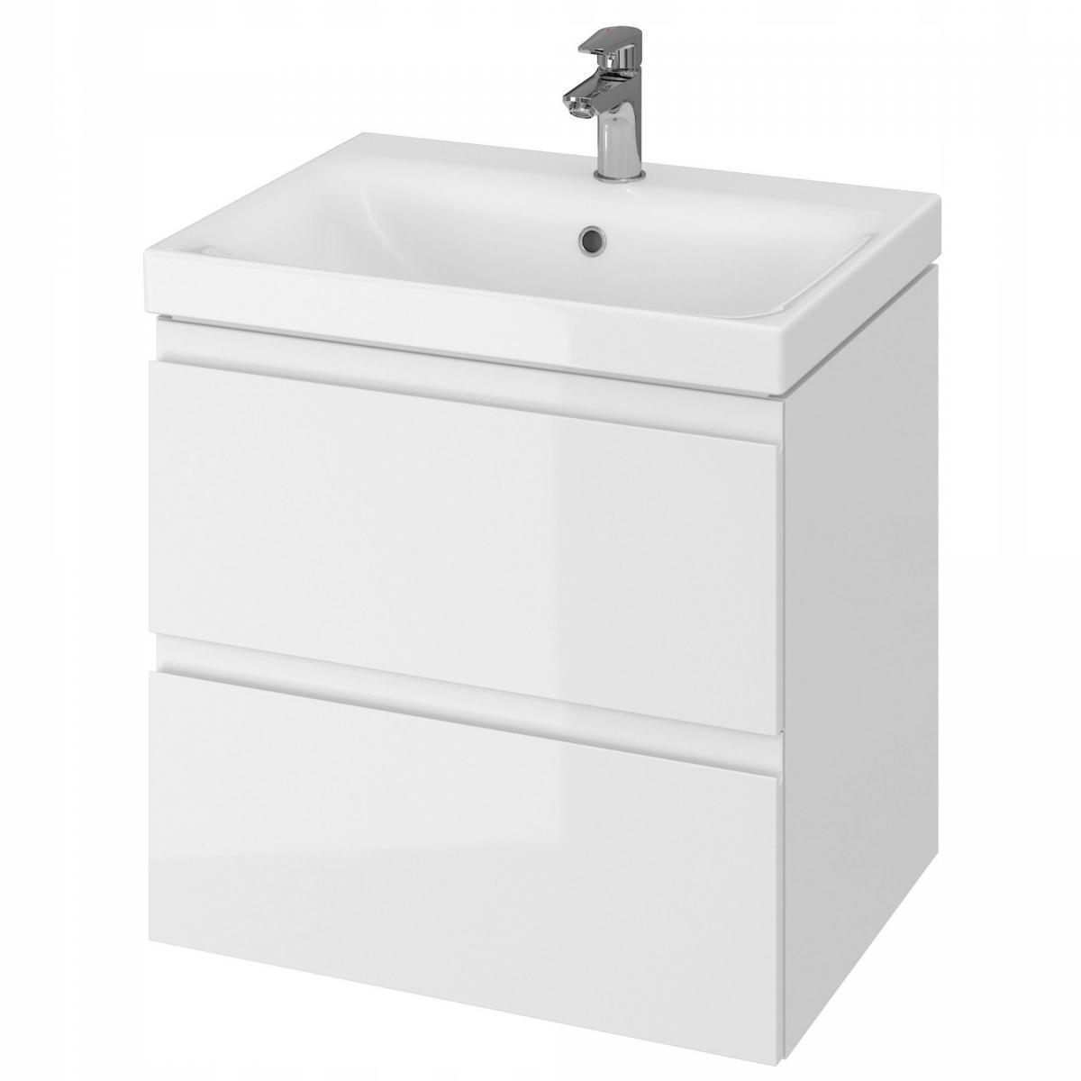 Zestaw 977 Moduo 60 biały (szafka + umywalka)