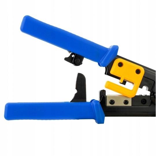 Zaciskarka 8P/6P/4P (RJ45/RJ12/RJ11) do wtyków przelotowych typu EZ ALANTEC