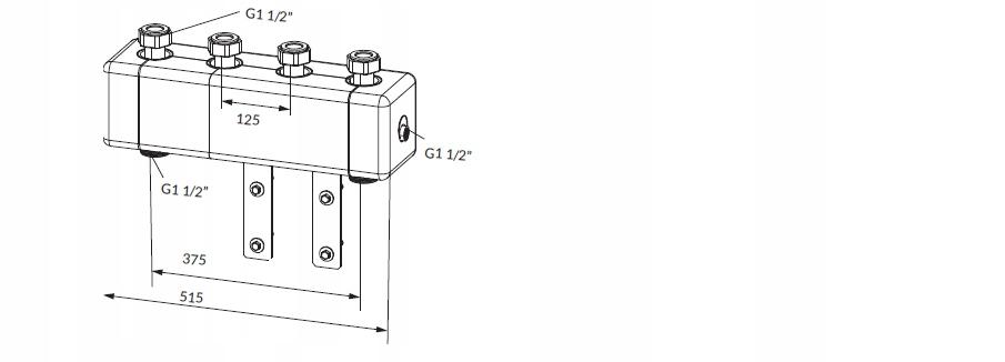 AFRISO-ROZDZIELACZ KSV 125-2 HW 2 OBIEG 77314