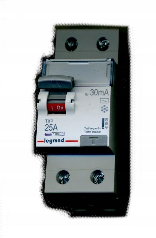 LEGRAND Wyłącznik różnicowoprądowy P302 2P 25A 30MA TYP AC TX3